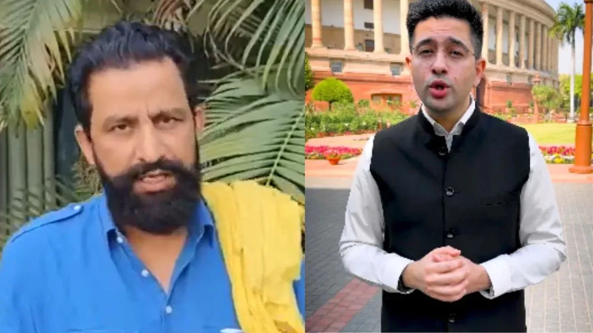 ਰਾਘਵ ਚੱਢਾ ਨੂੰ ਮੁਰਗਾ ਬਣਾ ਕੇ ਕੁੱਟਿਆ ਗਿਆ', ਸਾਬਕਾ 'ਆਪ' ਪ੍ਰਧਾਨ ਵੱਲੋਂ ਵੱਡਾ ਦਾਅਵਾ | Raghav Chadha made to stand like rooster, beaten in ‘secret mansion